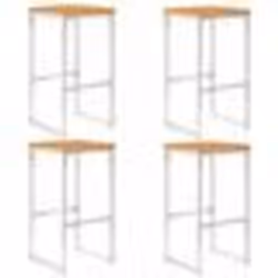 VidaXL 46507, Terrace, Bois d'acacia, Acier inoxydable, 400 mm, 400 mm, 750 mm