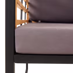 VidaXL 46508 chaise d'extérieur Terrace Siège rembourré Bois d'acacia, Polyester, Acier Gris - Vue supplémentaire 7