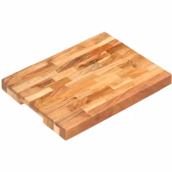 Notre planche à découper de 4 cm d’épaisseur, vous offre une surface solide pour hacher les herbes, les légumes, la viande ou ...