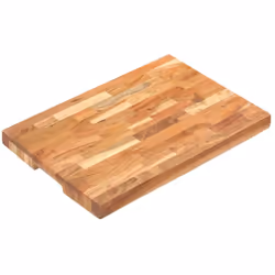 Notre planche à découper de 4 cm d’épaisseur, vous offre une surface solide pour hacher les herbes, les légumes, la viande ou ...