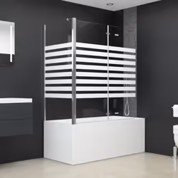Description générale Notre enclos de bain allie style et fonctionnalité, s'intégrant parfaitement à la décoration de votre sa ...