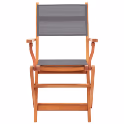 VidaXL 48691 chaise d'extérieur Terrace Siège rembourré Eucalyptus Gris