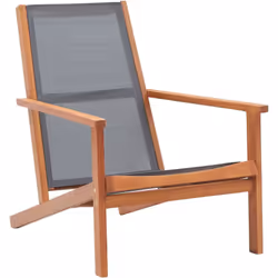 VidaXL 48695, Terrace, Siège rembourré, Eucalyptus, Gris, 640 mm, 920 mm