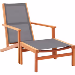 VidaXL 48696, Terrace, Eucalyptus, Gris, 64 cm, 92 cm, 83 cm