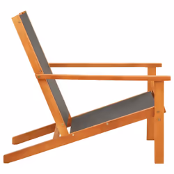 VidaXL 48699 chaise d'extérieur Terrace Siège rembourré Eucalyptus Noir - Vue supplémentaire 4