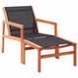 VidaXL 48702, Terrace, Eucalyptus, Noir, 60 cm, 83,5 cm, 77,5 cm