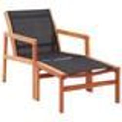 VidaXL 48702 chaise d'extérieur Terrace Eucalyptus Noir