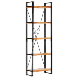 vidaXL Bibliothèque 5 niveaux Bois d'acacia