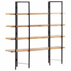 VidaXL 286603, 4 étagères, Acier, Bois, 1600 mm, 350 mm, 1600 mm