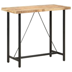 Vidaxl - Table de bar 120x58x107 cm Bois de manguier brut