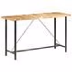 vidaXL Table de bar 180x70x107 cm Bois de manguier brut - TU