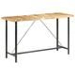 vidaXL Table de bar 180x70x107 cm Bois de manguier brut - TU