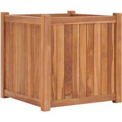 Vidaxl - Lit surélevé 50x50x50 cm Bois de teck solide