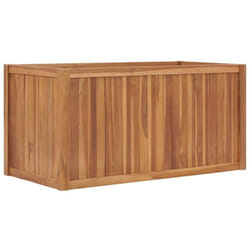 Vidaxl - Lit surélevé 100x50x50 cm Bois de teck solide