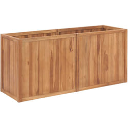 vidaXL Lit surélevé de jardin 150x50x70 cm Bois de teck solide