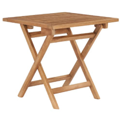 vidaXL Table pliable de jardin 45x45 cm Bois de teck