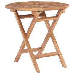 vidaXL Table pliable de jardin 45x45x45 cm - Bois de teck