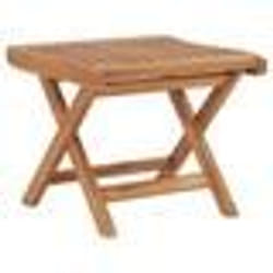 vidaXL Repose-pied pliable 46,5x49x41,5 cm Bois de teck solide