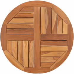 Donnez une nouvelle vie à votre table avec notre dessus en bois de teck massif. Il sera une excellente solution pour rénover ...