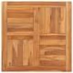 vidaXL Dessus de table Bois de teck solide 70x70x2,5 cm