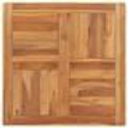 vidaXL Dessus de table Bois de teck solide 70x70x2,5 cm