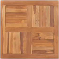 Donnez une nouvelle vie à votre table avec notre dessus en bois de teck massif. Il sera une excellente solution pour rénover  ...