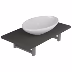VidaXL 279334, Blanc, 400 mm, 150 mm, 2 pièce(s)
