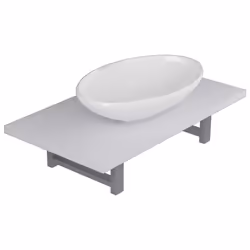 VidaXL 279343, Blanc, 400 mm, 150 mm, 2 pièce(s)