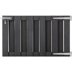 Portillon wpc 100x60 cm Gris