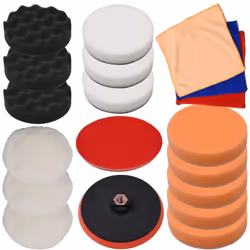 Avec le kit d'accessoires à éponge de polissage, vous obtiendrez une application de polissage uniforme et réduirez la perte d ...