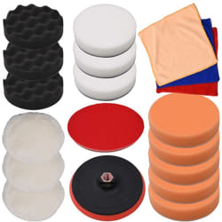 Vidaxl - Ensemble de tampons de polissage 18 pcs 150 mm