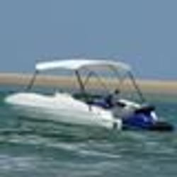 vidaXL Auvent bimini à 3 arceaux Blanc 183x140x137 cm - TU