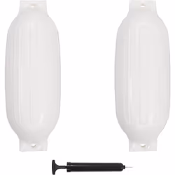 Ce pare-choc de bateau gonflable blanc, avec une taille de 69 x 21,5 cm, a un design lisse en finition brillante. Il apporte  ...