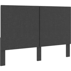 Tête de lit Gris foncé Tissu 180x200 cm Vidaxl