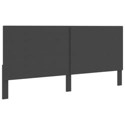 VidaXL 287471 tête de lit et pied de lit Gris foncé