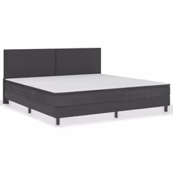 VidaXL 287471 tête de lit et pied de lit Gris foncé
