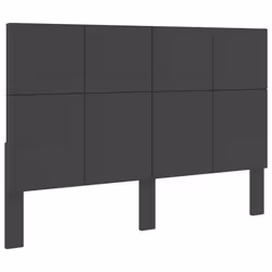 VidaXL 287476, Gris foncé, Panneaux MDF, Polyester, 1410 mm, 116 cm, 38 mm