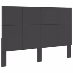 VidaXL 287477, Gris foncé, Panneaux MDF, Polyester, 1610 mm, 116 cm, 38 mm