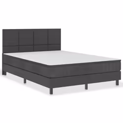 VidaXL 287477 tête de lit et pied de lit Gris foncé