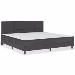 VidaXL 287479 tête de lit et pied de lit Gris foncé