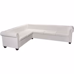 Ce canapé d'angle Chesterfield allie parfaitement confort et sophistication et s'intégrera parfaitement à votre intérieur, qu ...