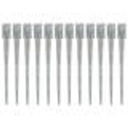 vidaXL Piquets au sol 12 pcs Argenté 9x9x90 cm Acier galvanisé - TU