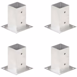 Description générale Vous pouvez maintenant fixer votre tube carré au sol avec nos plaques d'ancrage pour poteaux solides. Ce ...