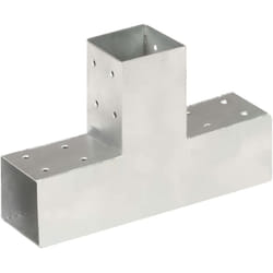 Vidaxl - Connecteur de poteau Forme en t Métal galvanisé 71x71 mm
