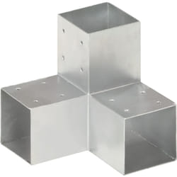 Vidaxl - Connecteur de poteau Forme en y Métal galvanisé 91x91 mm