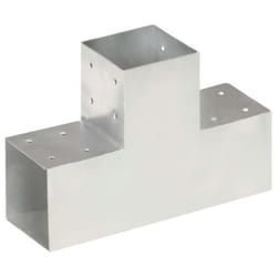vidaXL Connecteur de poteau Forme en T Métal galvanisé 101x101 mm - TU