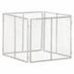 vidaXL Composteur de jardin 85x85x70 cm Fer galvanisé - TU