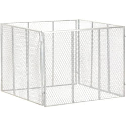 Vidaxl - Composteur de jardin 100x100x77 cm Fer galvanisé