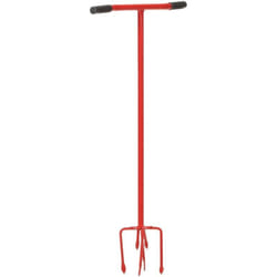 Vidaxl - Griffe de jardin Rouge Acier