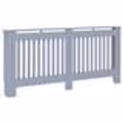 vidaXL Cache-radiateur anthracite 172x19x81,5 cm MDF